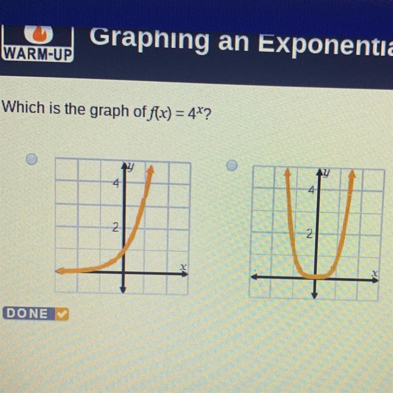 Which is the graph of f(x)=4^x-example-1