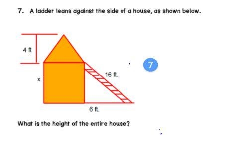 I need help..... again....ASAP.. What is the height of the entire house?-example-1