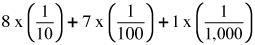 5TH GRADE MATH! HELP! What is written in standard form? A. 0.8 B. 0.871 C. 871 D. 8,710-example-1