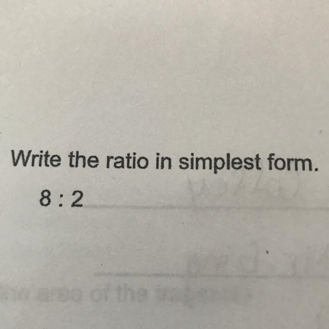 Write the ratio in simplest form 8 : 2-example-1