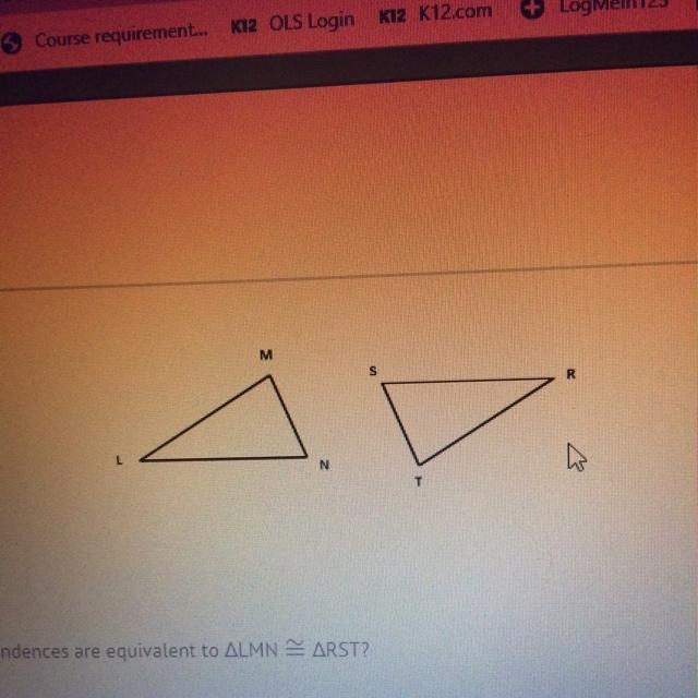 Which correspondences are equivalent to ALMN = ARST? AMNL = ASTR and ALNM = ARTS B-example-1