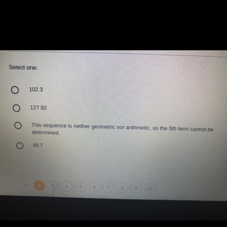 Identify the 5th term in the sequence assuming that the sequence is either arithmetic-example-1