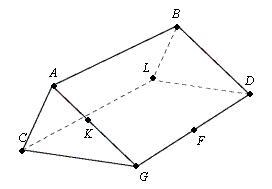 Refer to Figure 2. Name an intersection of plane GFL and the plane that contains points-example-1