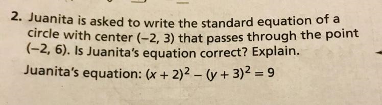 Standard equation an each circle-example-1