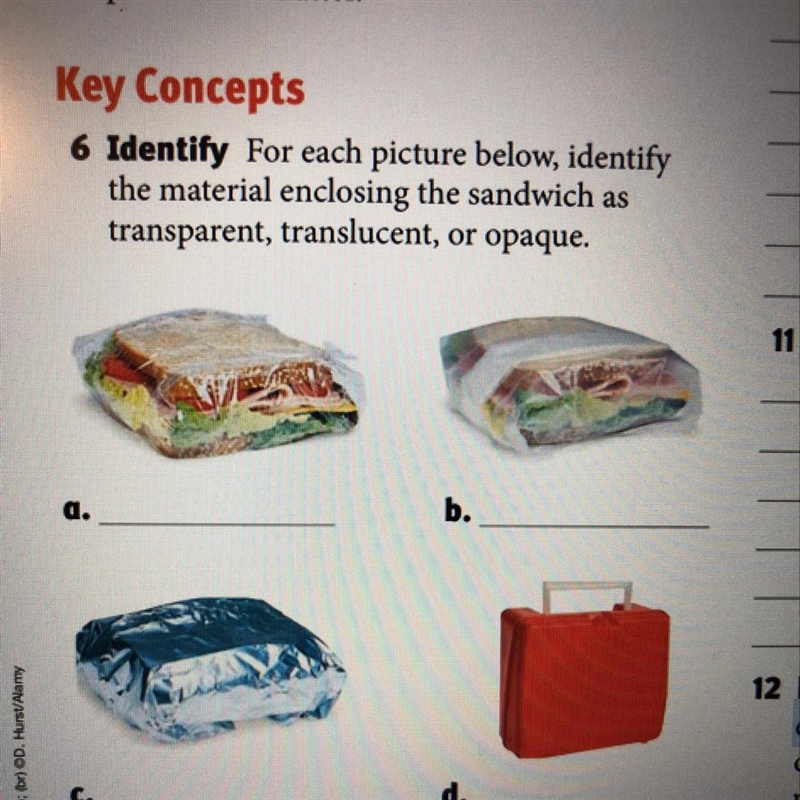 HELP PLEASE which material in the picture above reflects the most light? and which-example-1