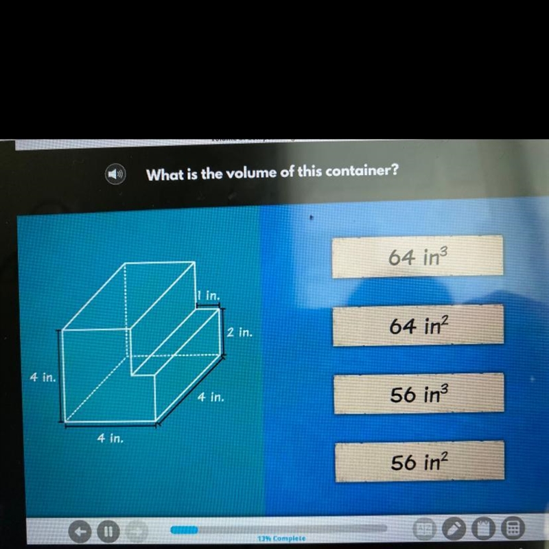 What is the volume of this container ? HELP-example-1