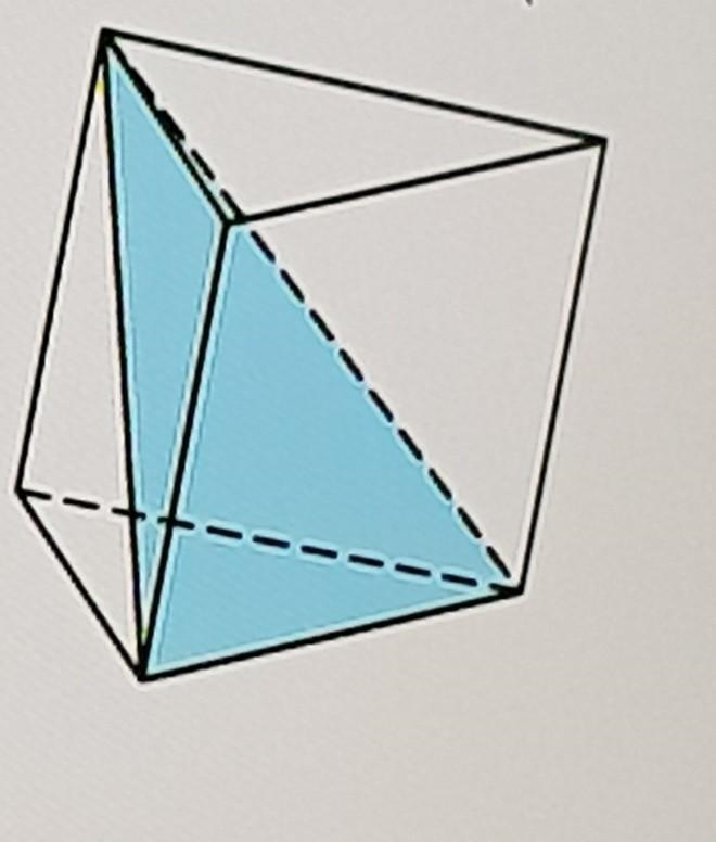 a triangular metal plate with a triangular metal plate placed in a box with a regular-example-1