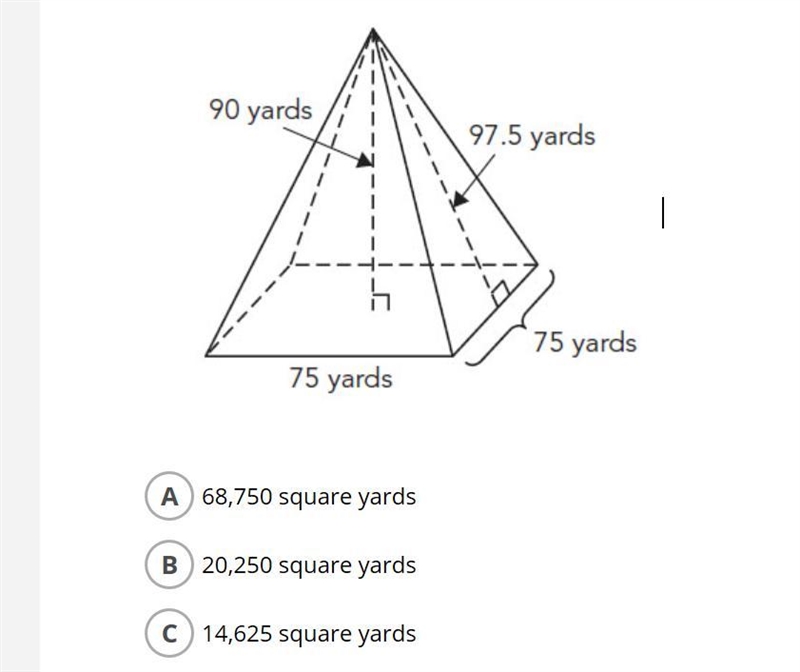 What is the surface area of the square pyramid? I need answers ASAP. picture included-example-1