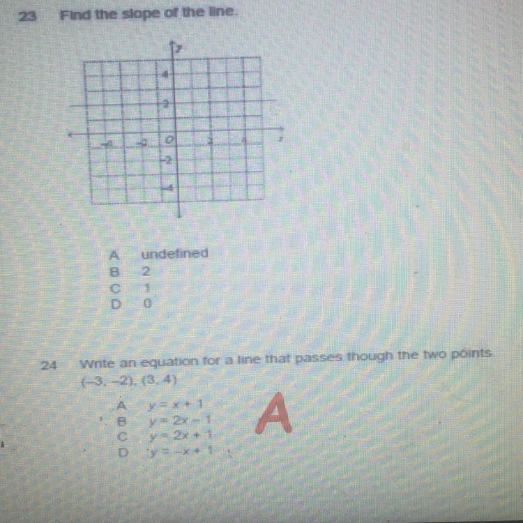 Help 23&24 I’m not really sure if A is the answer for 24-example-1