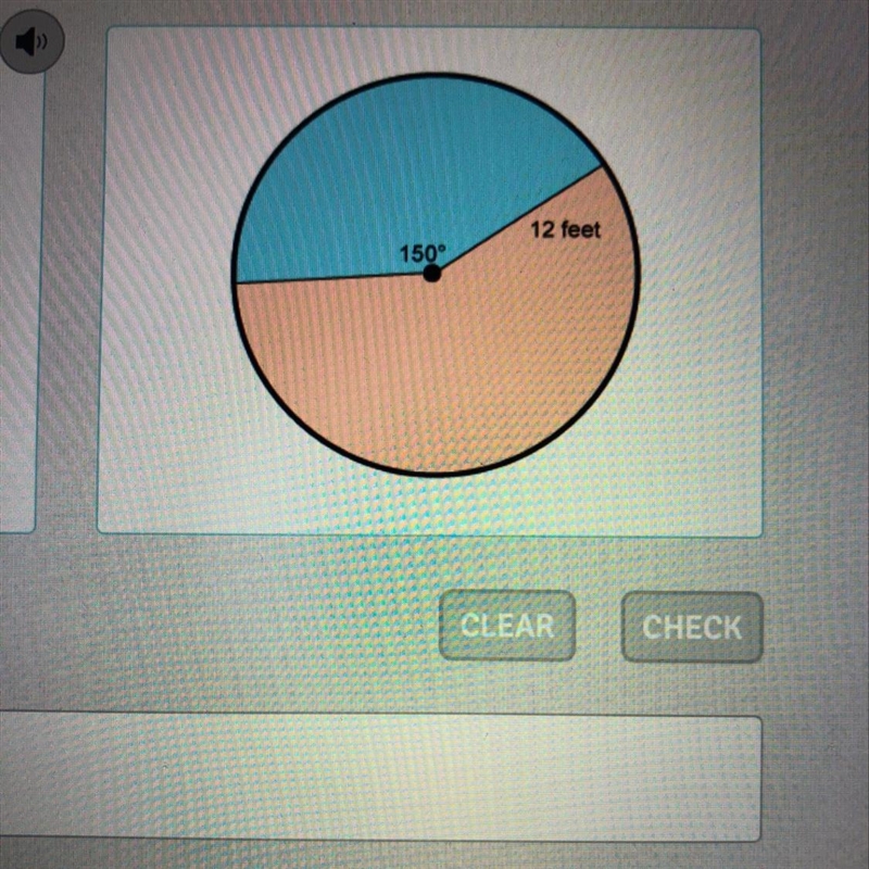 What is the area of the sector shown?-example-1