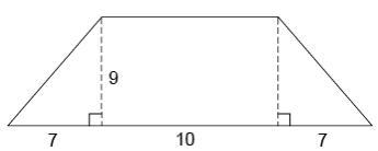 What is the area of this trapezoid? Enter your answer in the box. units2-example-1