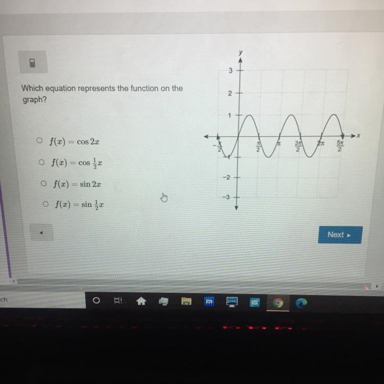 Which equation represents the function on the graph?-example-1