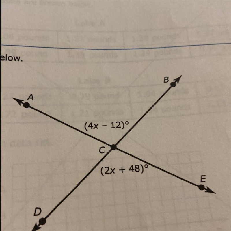 Look at the figure below. What is the measure of Angle ACB-example-1