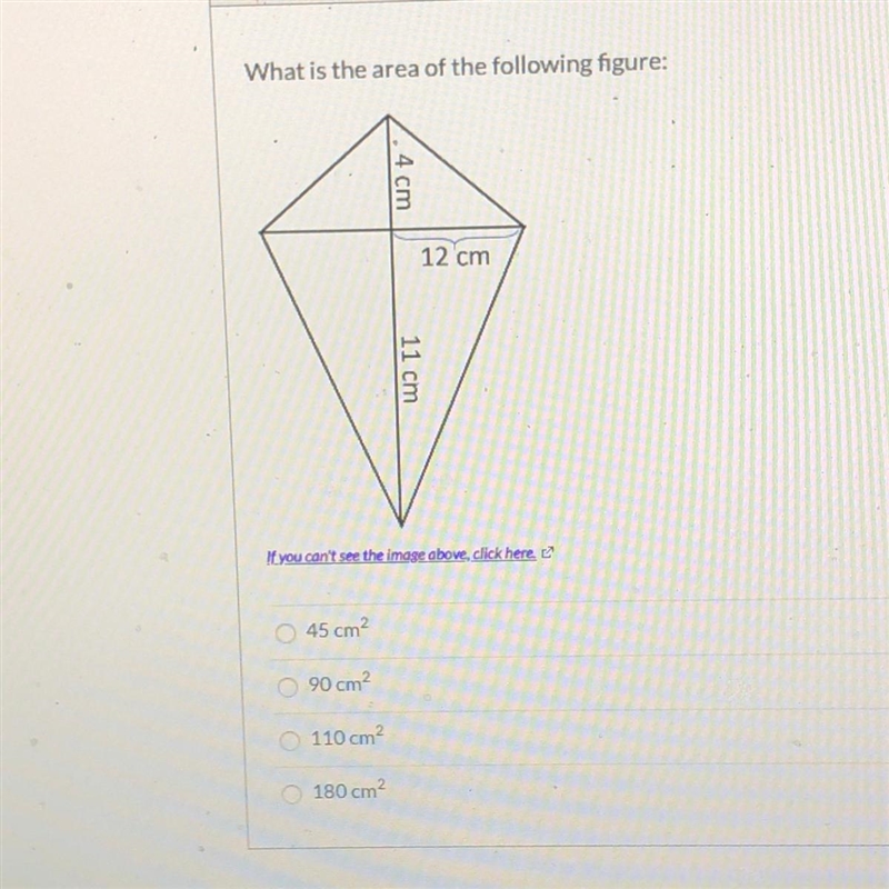 What is the area of the following figure:-example-1