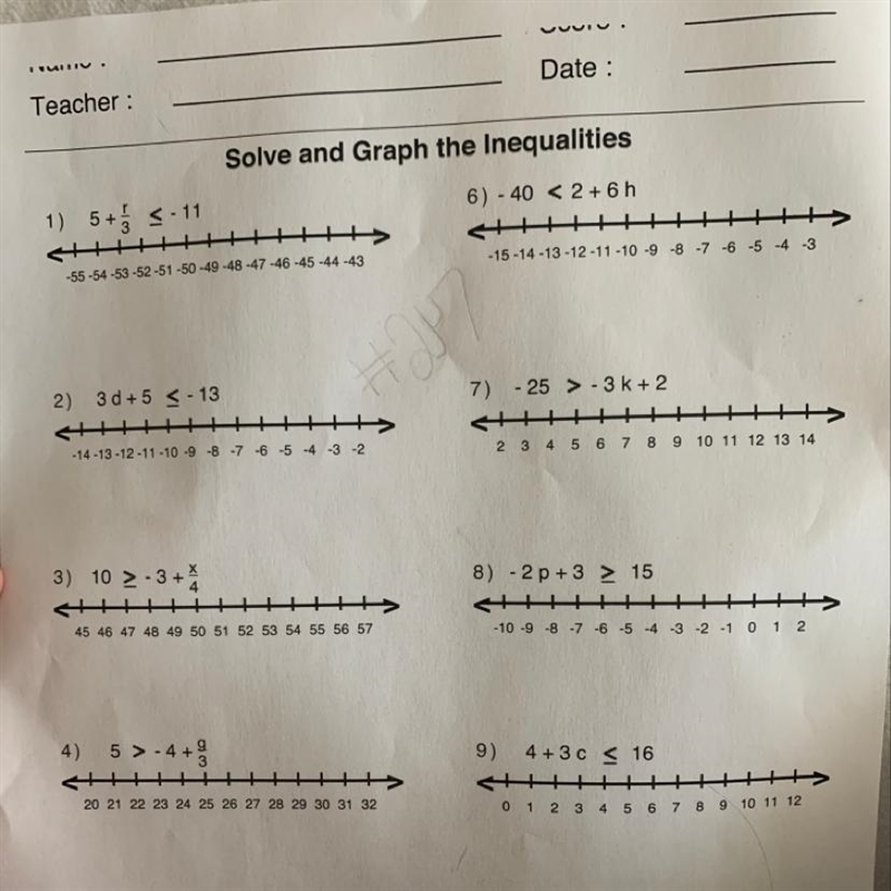 Solve and graph the inequalities. HELP ASAP PLEASE 6th grade math for my little brother-example-1