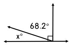 Help! Please help me find the measure of x, the missing angle shown below --example-1