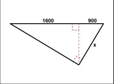 Need help finding the missing length to the attached triangle.-example-1