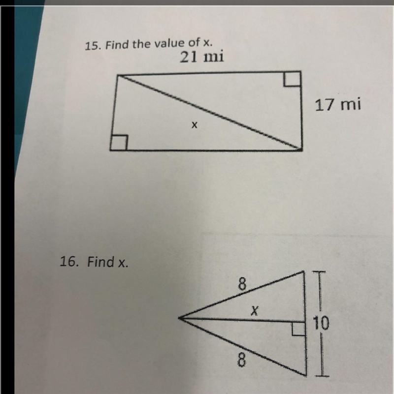 Can someone plzzz help me with numbers 15 and 16 olzzz show work cuz I don’t understand-example-1