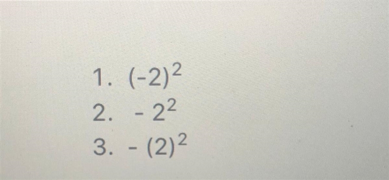 How are the following three expressions different from each other, if needed they-example-1