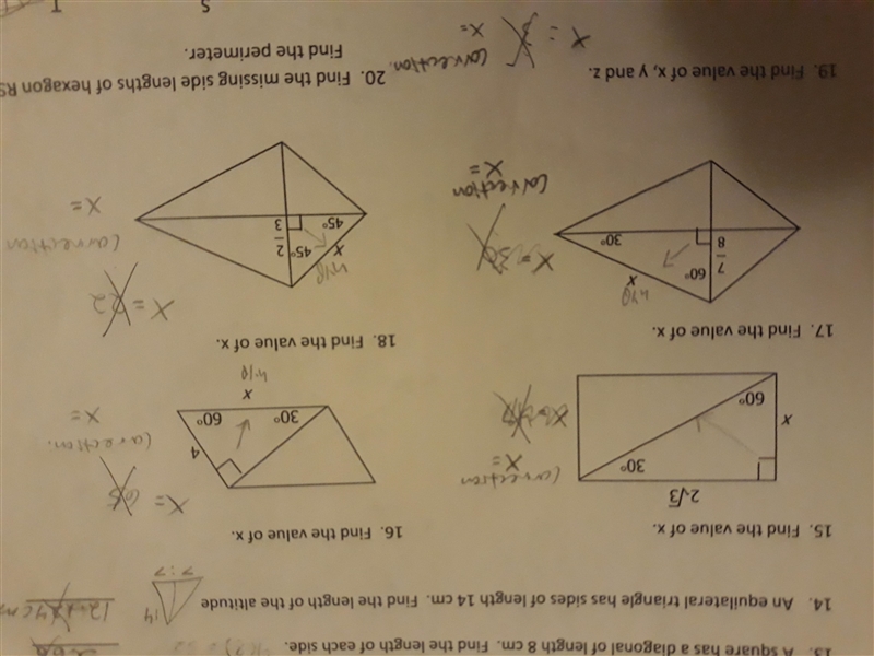 (Made this worth 18 points °•Help) 15-18 Find the value of X.-example-1