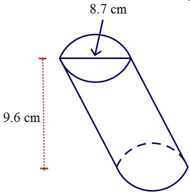 Find the volume of the cylinder. Round your answer to the nearest hundredth.-example-1