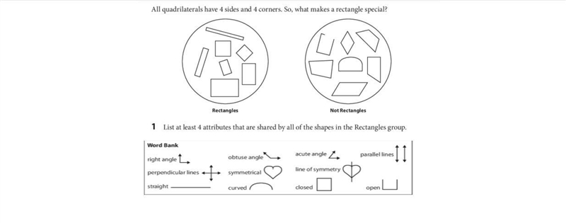 Geo 3 - What Makes a Rectangle? PART 1: WHAT MAKES A RECTANGLE? Answer this problem-example-1