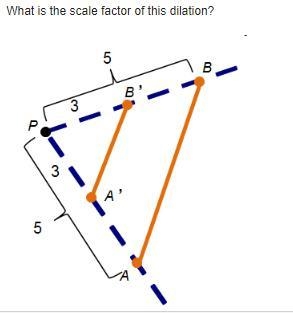 What is the scale factor of this dilation?-example-1