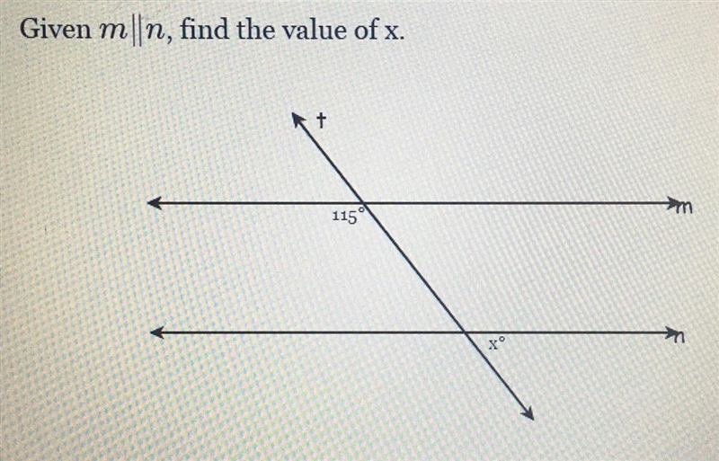 This is the last one lol . find the value of x-example-1