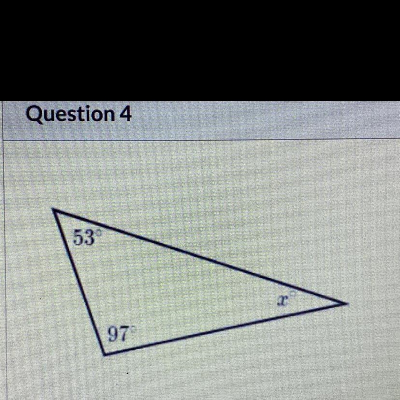 Please help :) !!! What is the measure of x? 150 Degrees 30 degrees 180 degrees 44 degrees-example-1