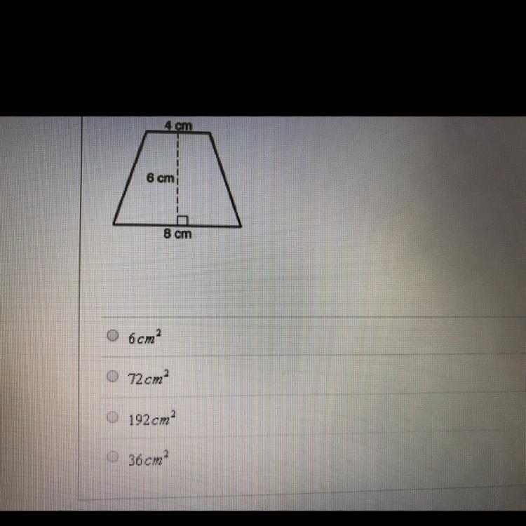 What is the area of the trapezoid?-example-1