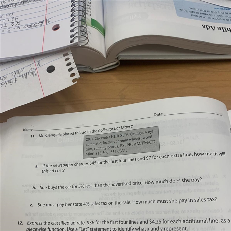 Need help on question 11, A,B,C?-example-1