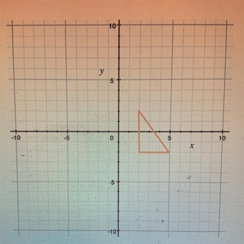 (HURRY PLS) Which triangle defined by the given points on the coordinate plane is-example-1