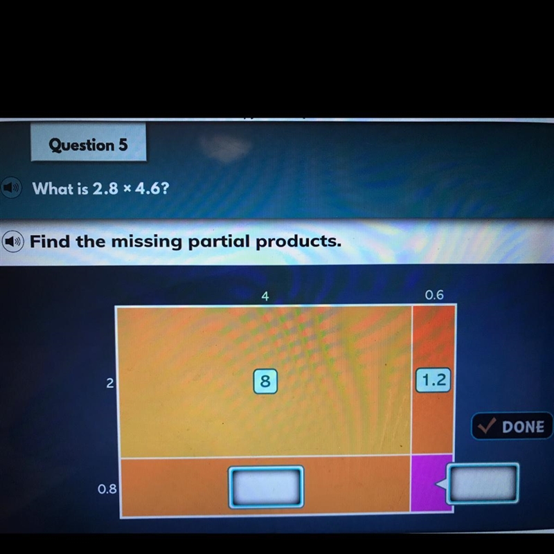 Please need this now! Orange part = ? Purple part = ? 10 POINTS!!-example-1