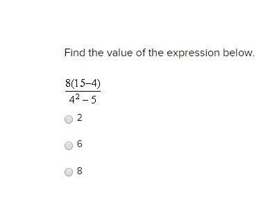 Find the value of the expression below.-example-1