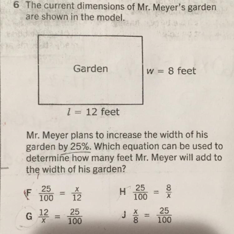 The current dimensions of Mr. Meyer's garden are shown in the model. Mr. Meyer plans-example-1