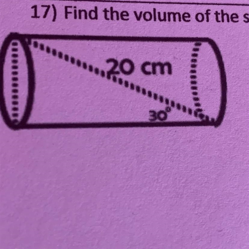 Find the volume of the solid below.-example-1