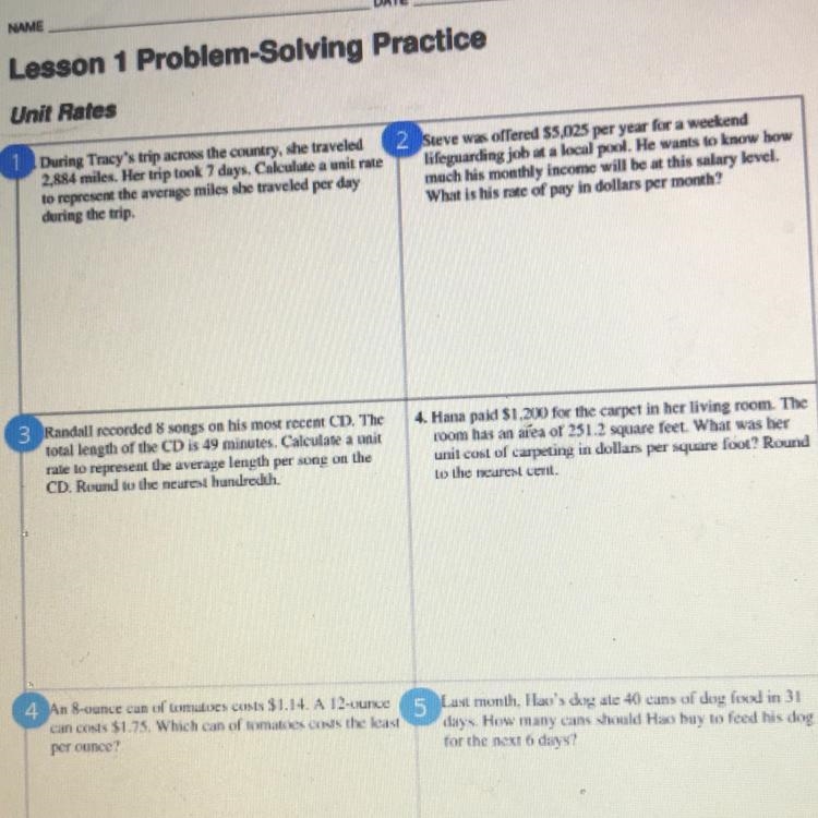 Help with number 3 ,4, 5-example-1