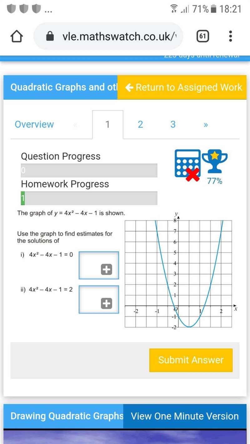 Help with quadratic graphs asap! I'm really not sure how to answer these questions-example-1