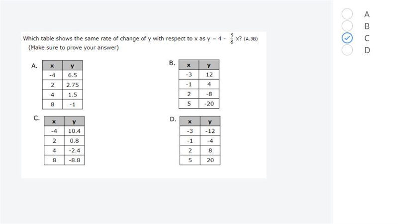 Please Help Find the correct one and please show your work!!!-example-1