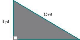 Find the area of right triangle. If necessary, round to the nearest tenth. A right-example-1