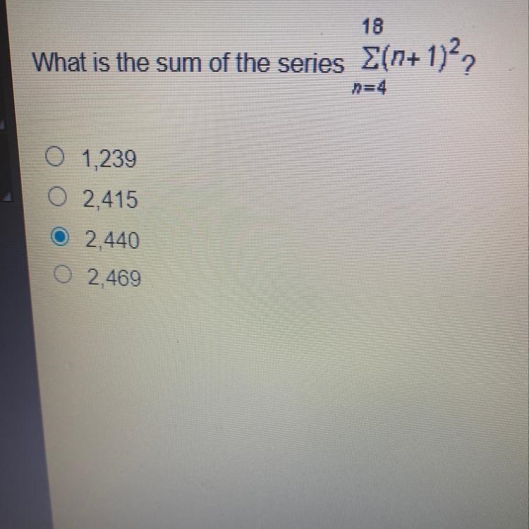 What is the sum of the series *picture attached*-example-1