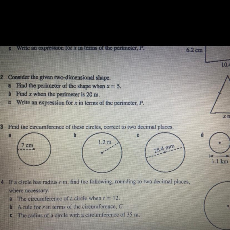 How to find the circumference of a circle-example-1