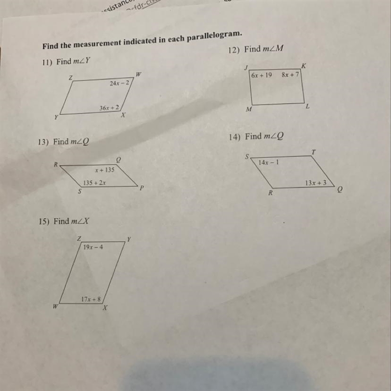 Need help please ! parallelogram-example-1