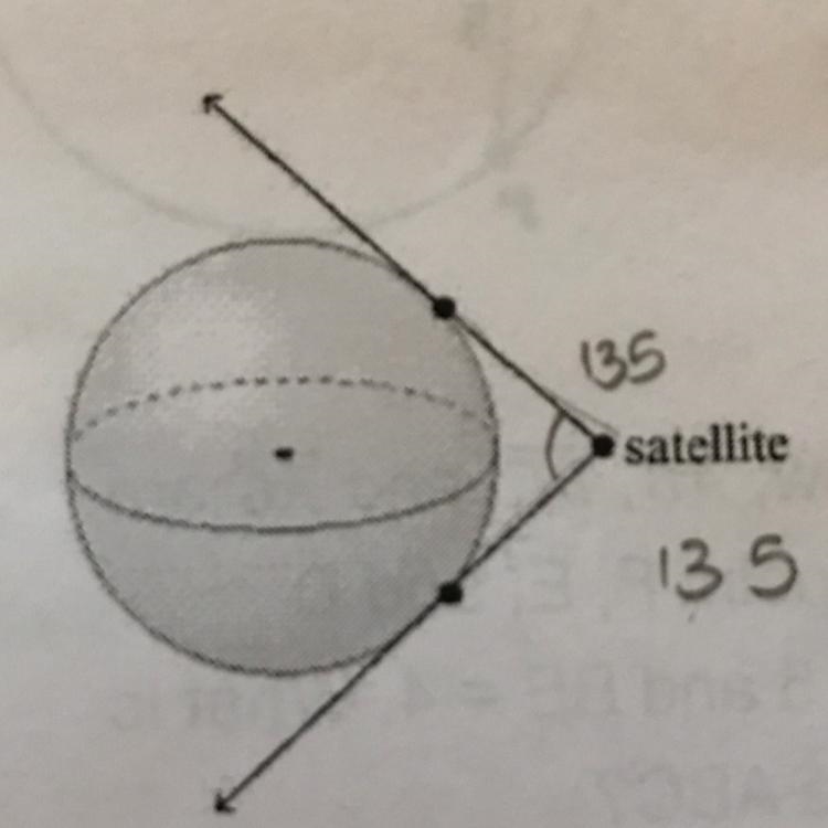 The farthest distance a satellite signal can directly reach is the length of the segment-example-1