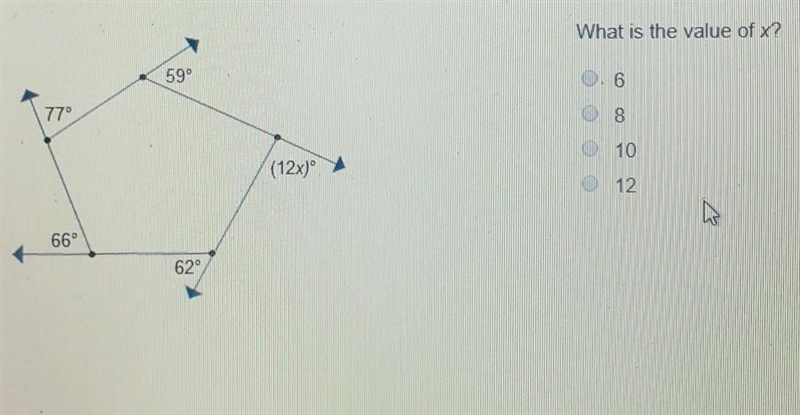 What is the value of x? ​-example-1