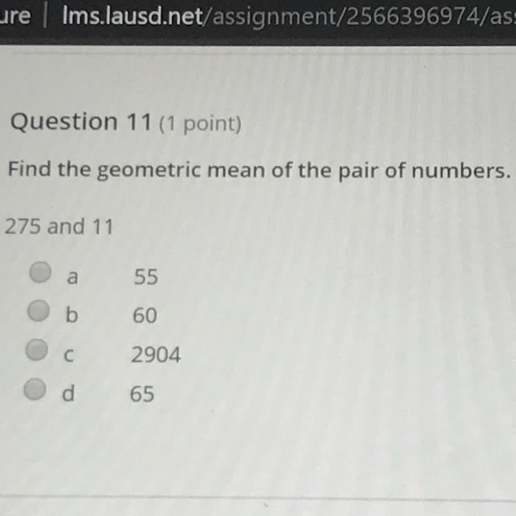 Find the geometric mean of the pair of numbers-example-1