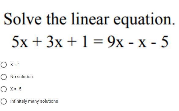 Solve the linear equation.-example-1