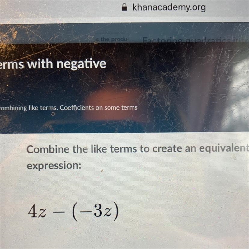 Combine the like terms to create an equivalent expression: 42 – (-32) PLS HELP-example-1