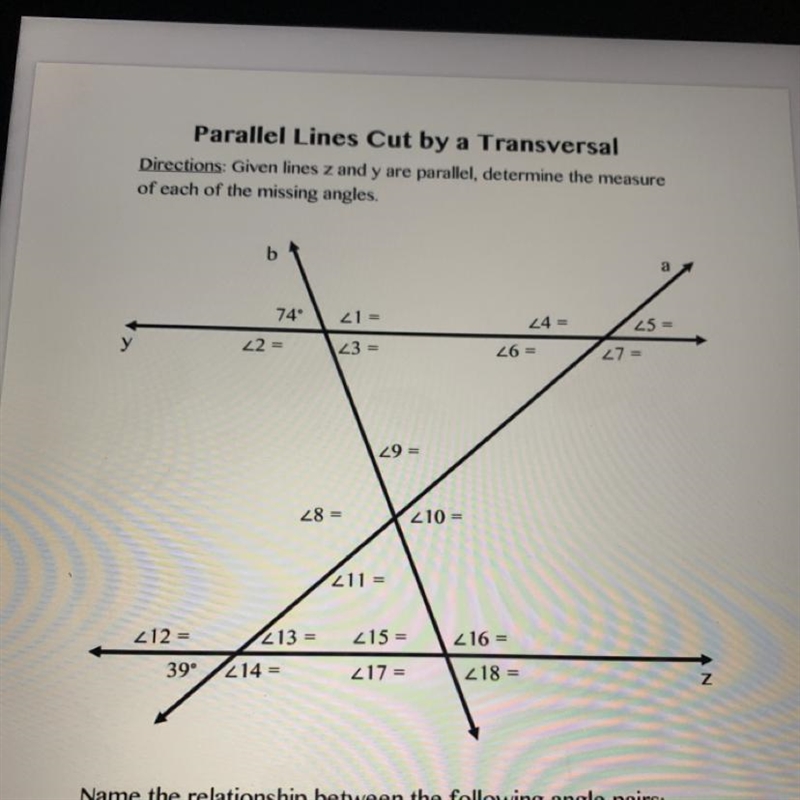 I really need help finding these angles because I don’t understand-example-1