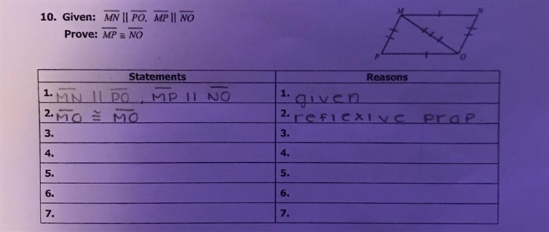 Complete the proofs using the most appropriate method. may require CPCTC. *please-example-1